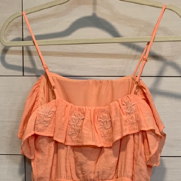 Orange high low dress - Picture 3 of 3